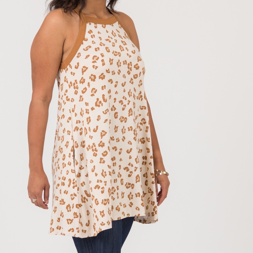 Keyhole Tunic animal print